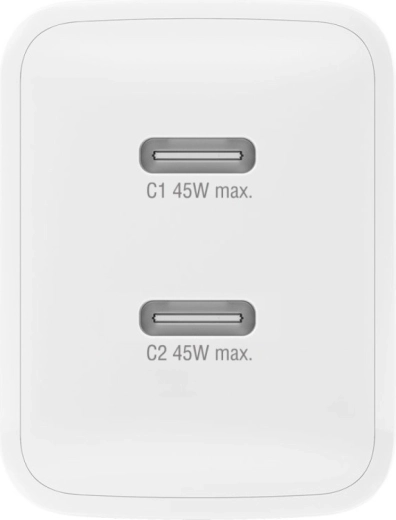 Dva USB‑C porta za istodobno brzo punjenje