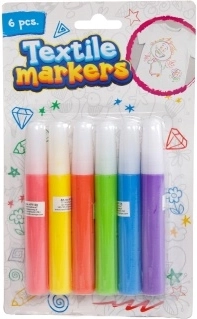 Flomasteri za tekstil – set od 6 boja