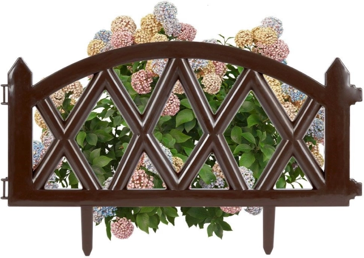 Vrtni rubnik Vilde smeđi 49 × 30 cm