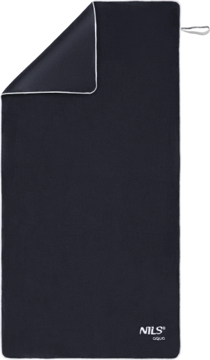 Frotirni ručnik od mikrovlakana NILS Aqua NAR14 crni 160 × 80 cm