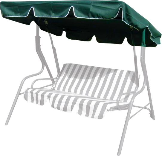 Tenda za ljuljačku 163 × 110 cm tekstil tamnozelena