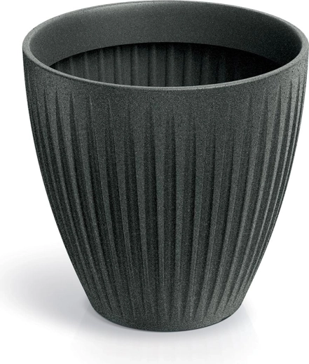 Lončanica Latia Round Midl 40 cm – crni granit