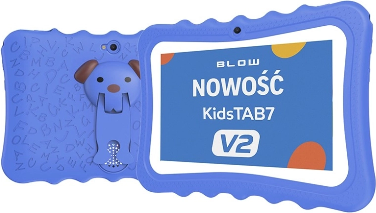 KidsTAB7 v2 dječji tablet 4/32 GB s plavom futrolom i kamerom od 2 Mpx