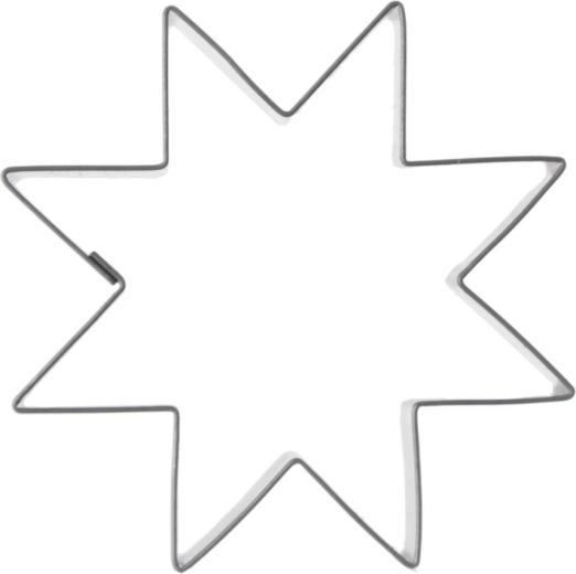 Modlica Orion zvijezda od nehrđajućeg čelika 6 cm