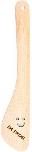 Drvena lopatica TORO 30 cm s otvorom u obliku osmijeha