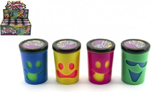 Slime u čašici s licem TEDDIES – zabavni pufkajući slime (miks boja)