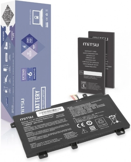 Baterija Mitsu za Asus FX504 FX505 FX80G 3900 mAh