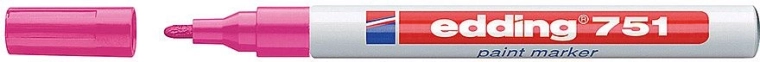Lakirani marker ružičasti Edding 751