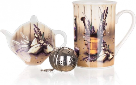 3-dijelni čajni set LAVENDER
