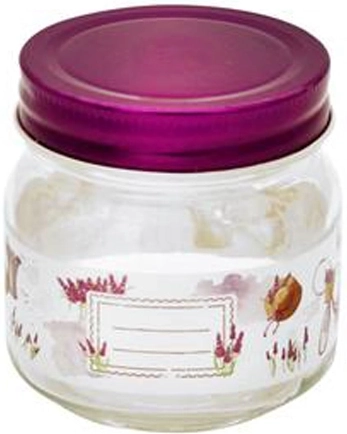 Staklenka za zimnicu s poklopcem Lavanda 250 ml