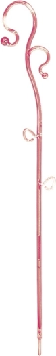 Podupirač za orhideje Decor III ružičasto proziran 39 cm