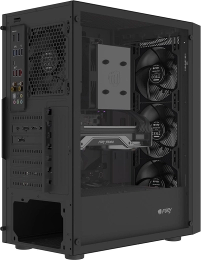 4× tvornički ugrađena PWM ventilatora Fury SAI S12