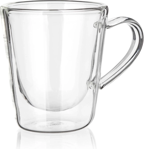 Staklena dvostruka šalica DOBLO 120 ml