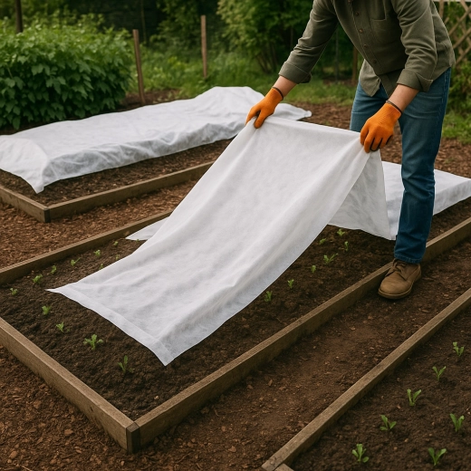 Zimska i proljetna agrotextilija bijela 1,6 × 10 m, 30 g/m²