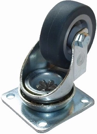 Okretni kotačići za namještaj za parket 30 mm, gumeni (4 kom)