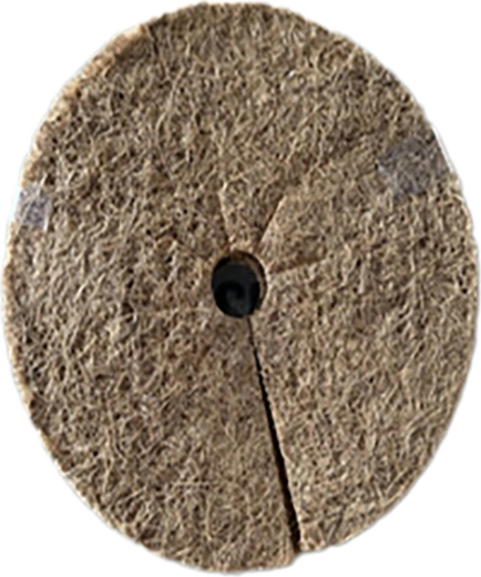 Kokosova zaštita za biljke, promjer 25 cm, visina 1 cm (3 kom)