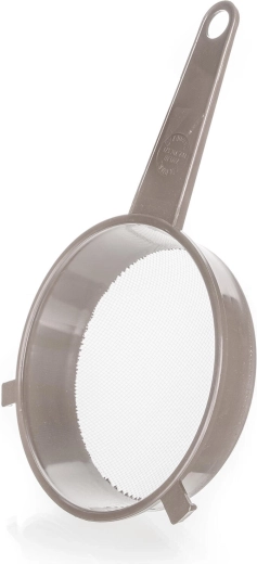 Kuhinjsko cjedilo PRAKTIS 16 cm s drškom, latte