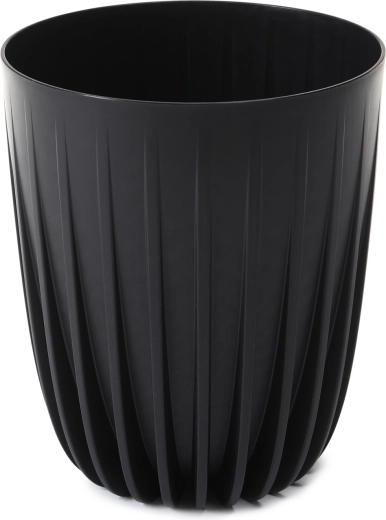 Saksija Mira 30 cm ECO RECYCLED crna