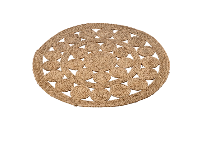 Okrugla podloga od morske trave 80 cm