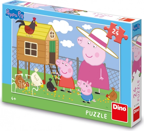 puzzle peppa pig kokice 24 dijelova