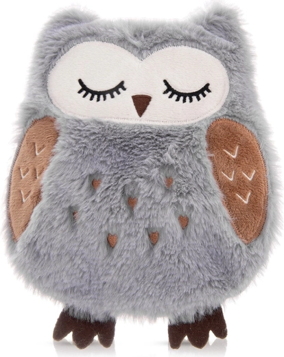 Termofor s pšenicom i lavandom u plišanoj sovi 21 × 17 cm