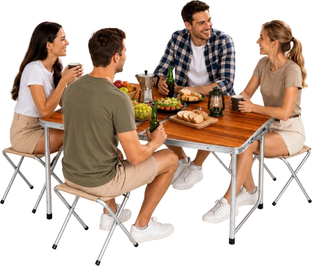 Set za 4 osobe: stol + 4 stolice