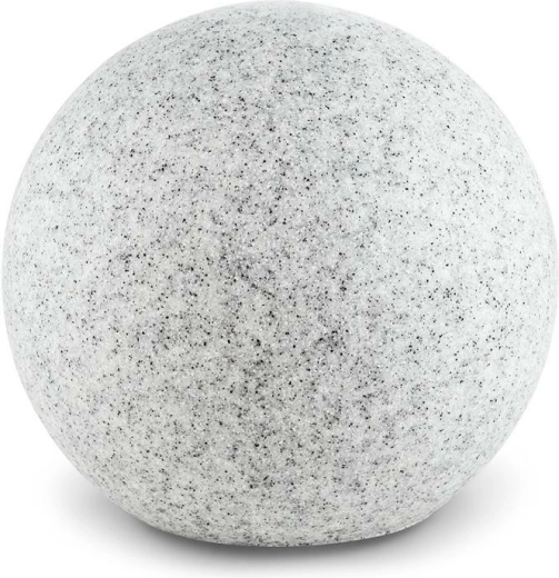 Lightcraft Shinestone XL vrtno kuglasto svjetlo 50 cm, granitni izgled