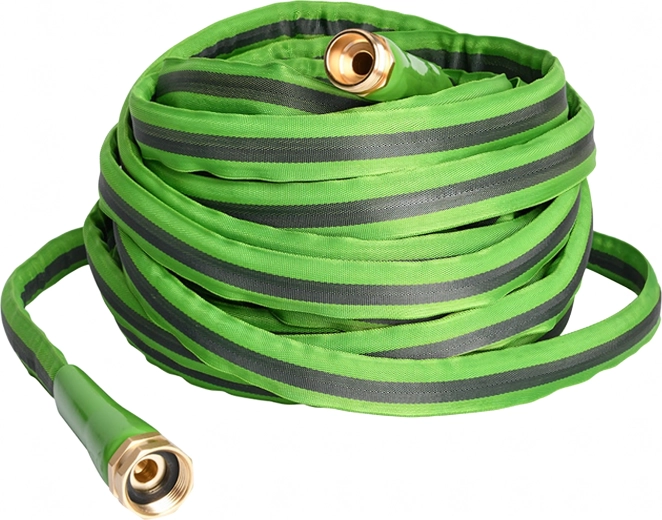 Vrtno PVC crijevo za visoki tlak, 1/2" s mesinganim priključcima – 7,5 m