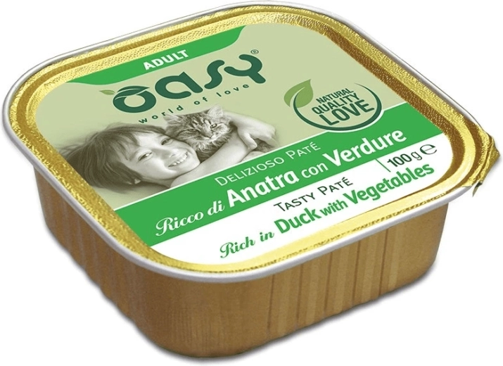 Oasy Tasty Pate Adult pašteta s pačjim mesom i povrćem 100 g