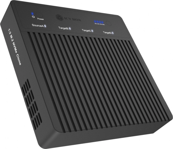 USB4 4-utorni duplicator za NVMe M.2 SSD s kloniranjem 1:3