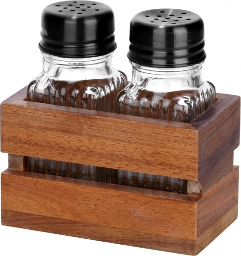 Stilizirani stalak od bagremova drva