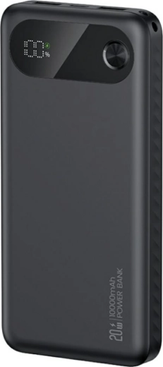 Powerbanka USAMS PB80 10000 mAh, 20W PD, 2×USB‑A + USB‑C, crna
