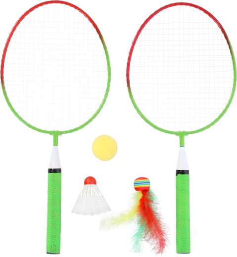 Junior set za badminton NILS s 2 reketa i 3 loptice