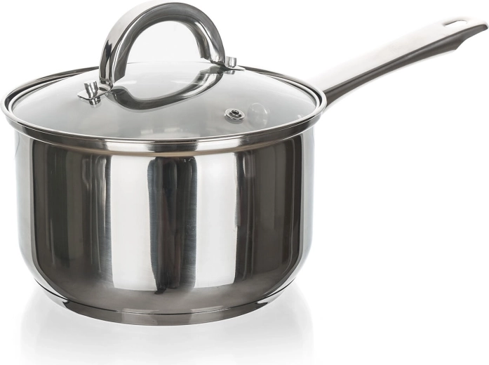 Nehrđajući lončić sa staklenim poklopcem 16 cm 1,9 l CUISINO