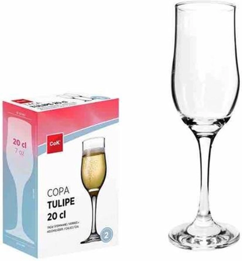 Set čaša za šampanjac Tulipe 200 ml, 2 kom