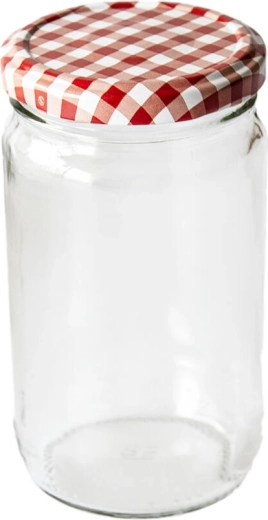 Staklenke za zimnicu 370 ml TWIST 66 s poklopcima KANAFAS (8 kom)
