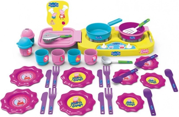 Dječji set posuđa PRASE PEPPA 35 kom – MAC TOYS