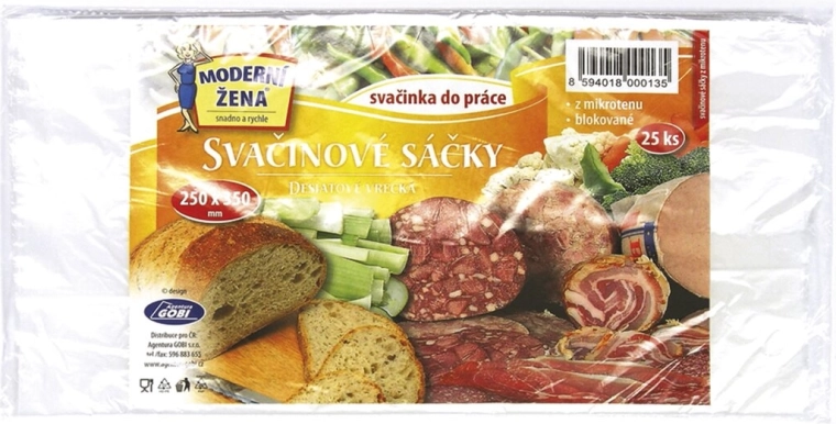 Vrećice za užinu 25 × 35 cm, 25 kom