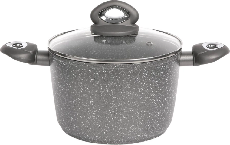 Lonac Valdinox Rock 24 cm s poklopcem 6 l
