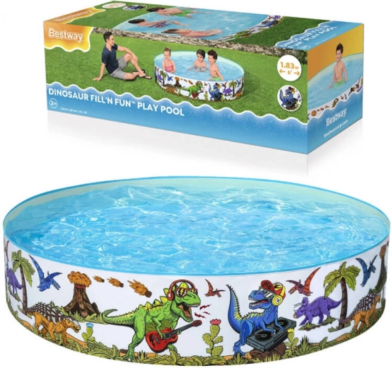 napuhavajući dječji bazen Bestway dinosauri 183 × 38 cm