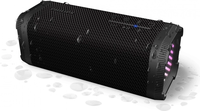prijenosni bluetooth zvučnik philips tas2000 s rgb osvjetljenjem i bass+