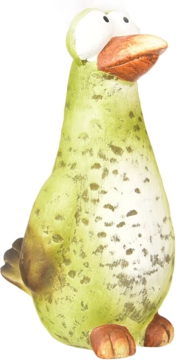 Keramička dekorativna ptica zelena 29 cm
