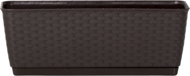 Žardinijera s podloškom Ratolla P 40 cm – umbra