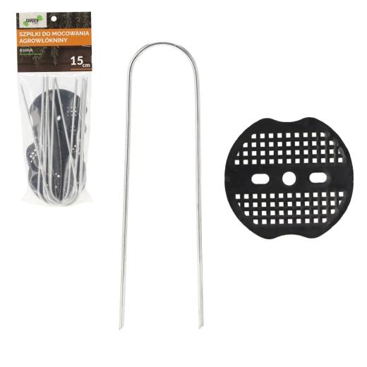 Set od 6 sidrenih kolčića za agrotextil 15 cm