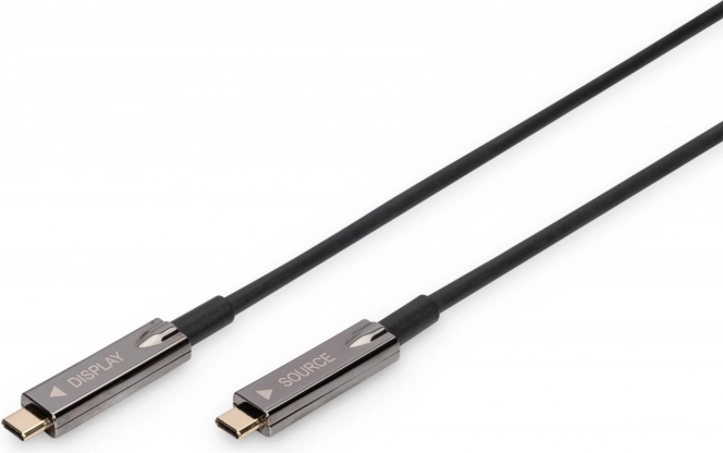 Hibridni aktivni USB‑C – USB‑C kabel 4K 60 Hz, 10 m