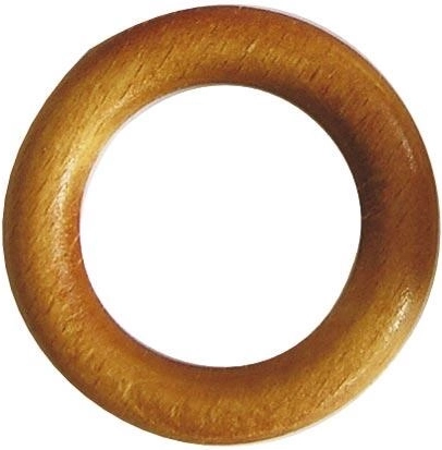 Prsten za karnišu od tamnog drva 125 mm (10 kom)