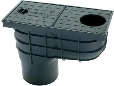 Hvatač krovnih voda DN 110 plast crni