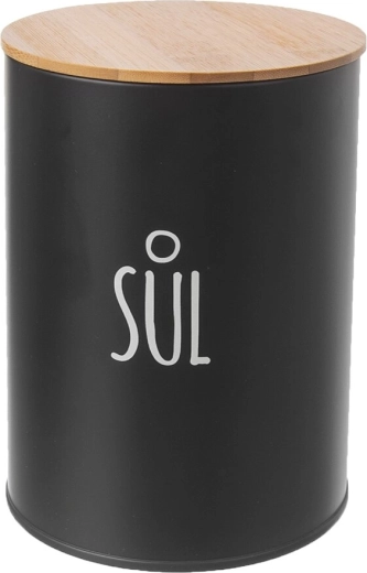 Minimalistički crni dizajn s jasnom oznakom „Sol“