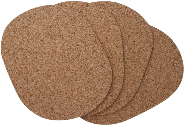 Set od 4 ovalne plutene podmetače 40 × 29 cm