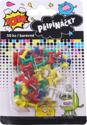 Šarene pribadače 50 kom